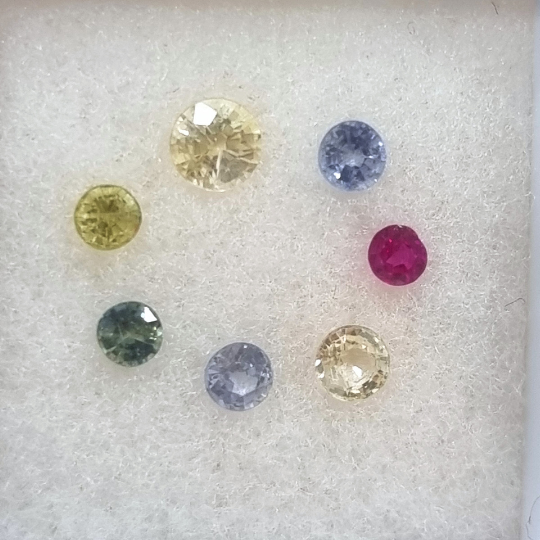 【2025新春】サファイア　7pcセット　0.94ct