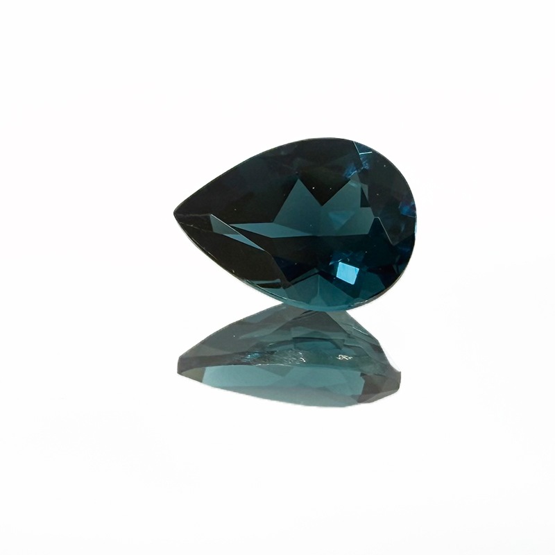 10008445：インディゴライトトルマリン（日独ソーティング付き） PS6.95×5.02mm 0.621ct
