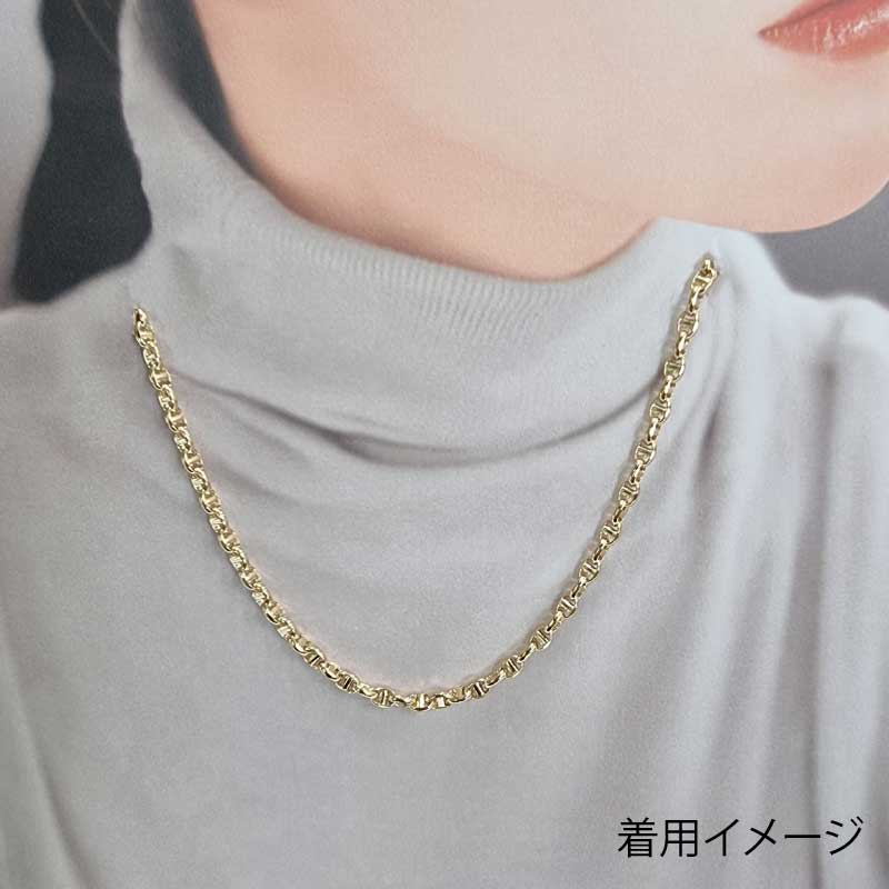 K18YG 中空 スカルチェーン160 50㎝ | | JEWELRY VALLEY｜ジュエリー  