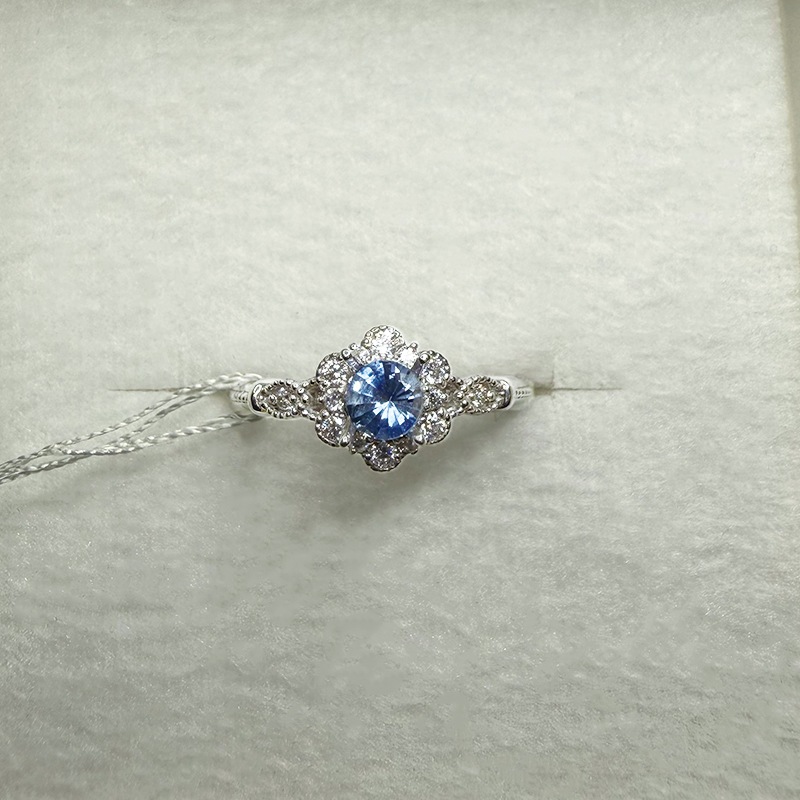 433：ブルーサファイア　RD　4.1ｍｍ　0.35ct