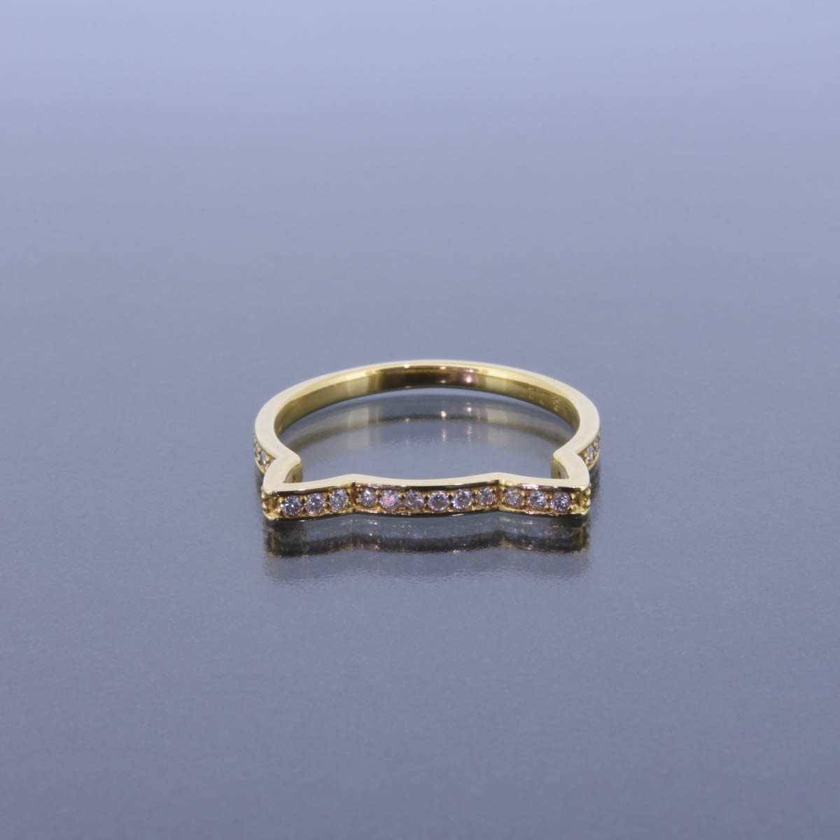 K18YG ダイヤモンド リング ネコ 動物モチーフ | | JEWELRY