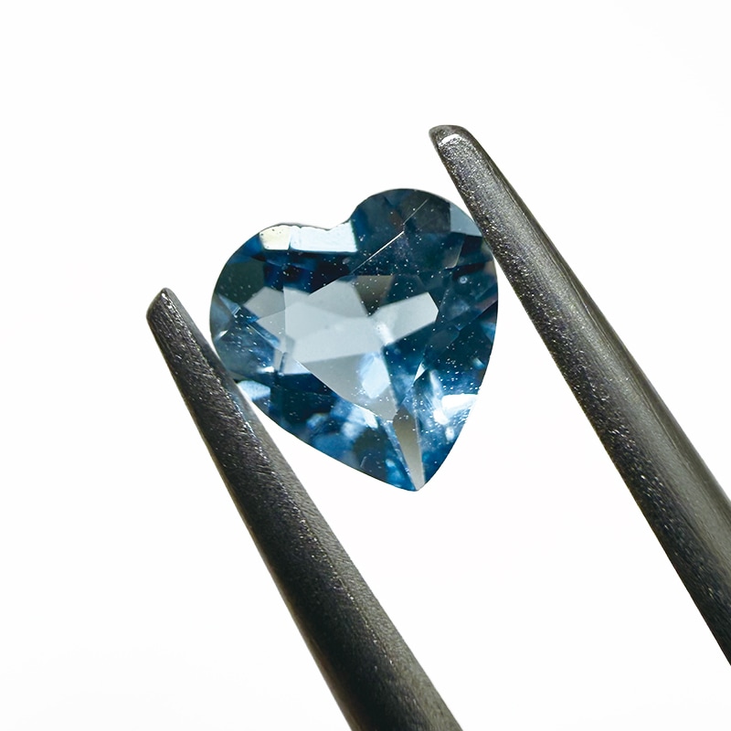 アクアマリン 結晶　タイムセール ( お買得品 ) 10009919：アクアマリン HT 6.0mm 0.60ct | | JEWELRY VALLEY