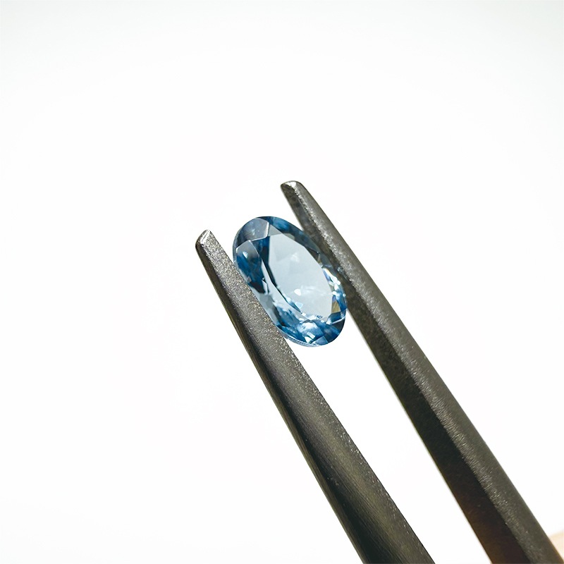 10008881：アクアマリン OV 5.9×4.1mm 0.41ct