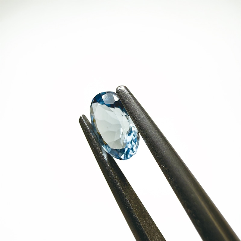 10008881：アクアマリン OV 5.9×4.1mm 0.41ct