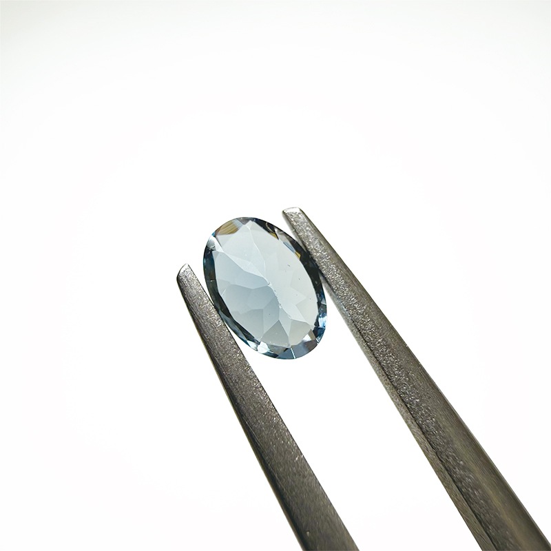 10008881：アクアマリン OV 5.9×4.1mm 0.41ct