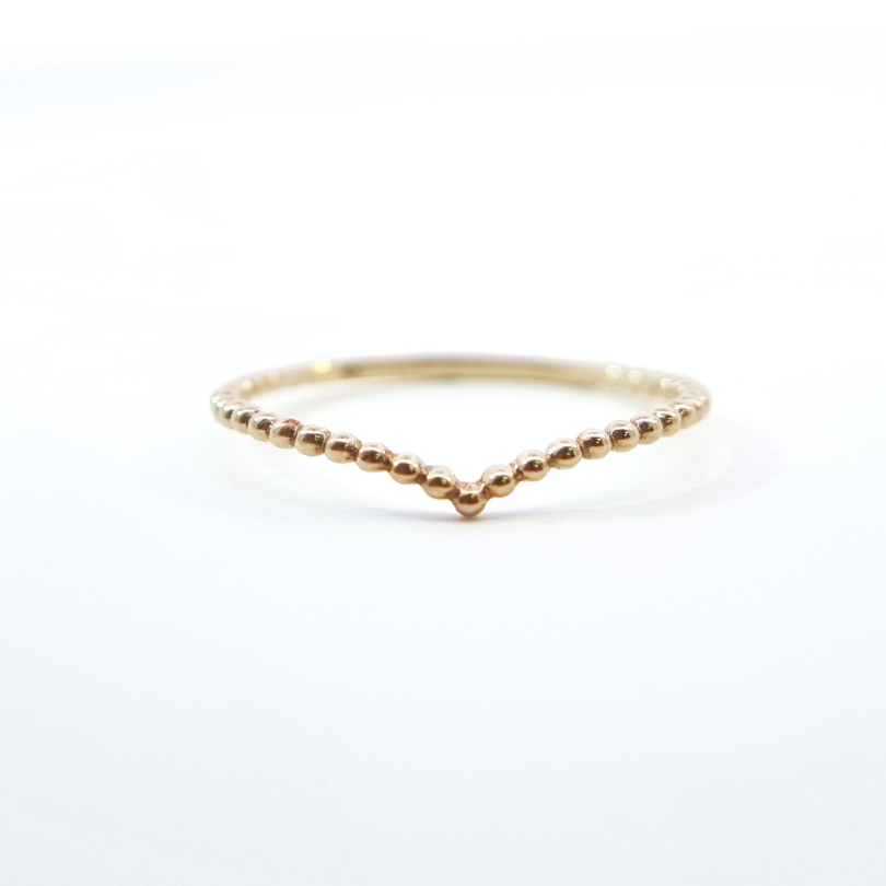 地金リング（ポコVtype） | | JEWELRY VALLEY｜ジュエリーバレー