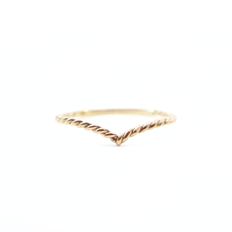 Jewelry Valley 地金リング(ポコなみtype) K18 2本セット 地金リング（ポコなみtype） | | JEWELRY VALLEY｜ジュエリー