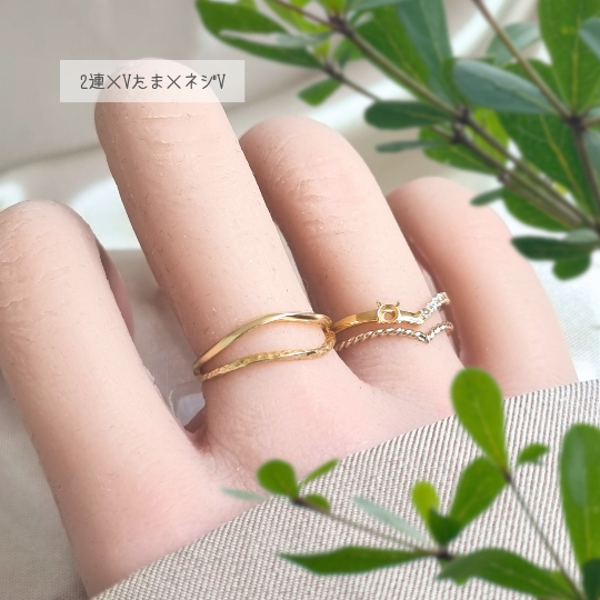 地金リング（ポコなみtype） | | JEWELRY VALLEY｜ジュエリー