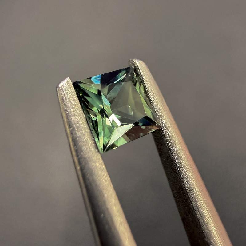 448：ティールサファイア　PRI　3.7ｍｍ　0.31ct