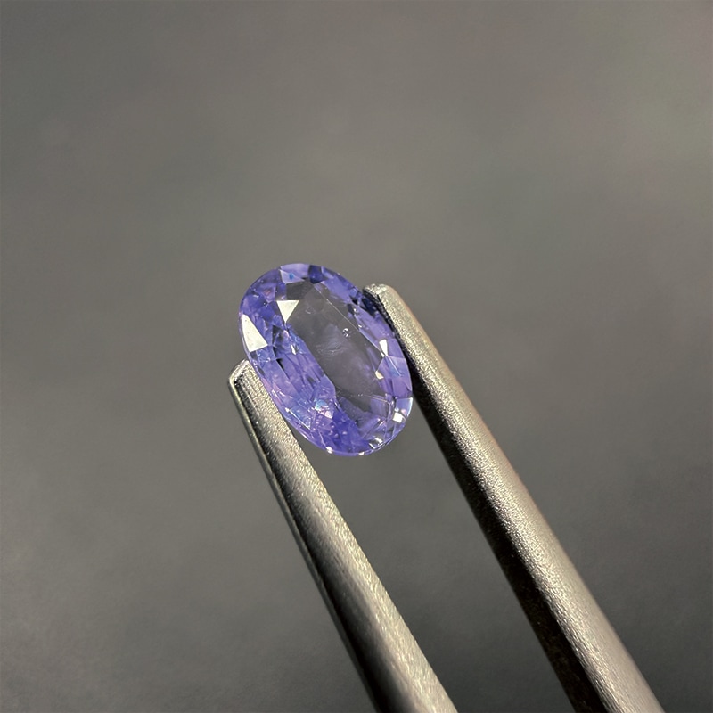 476：ファンシーカラーサファイア　OV　5.9×4.1ｍｍ　0.52ct