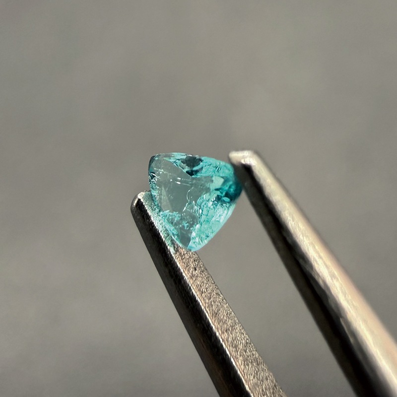 10009059：パライバトルマリン　TRI　2.8×2.7ｍｍ　0.07ct