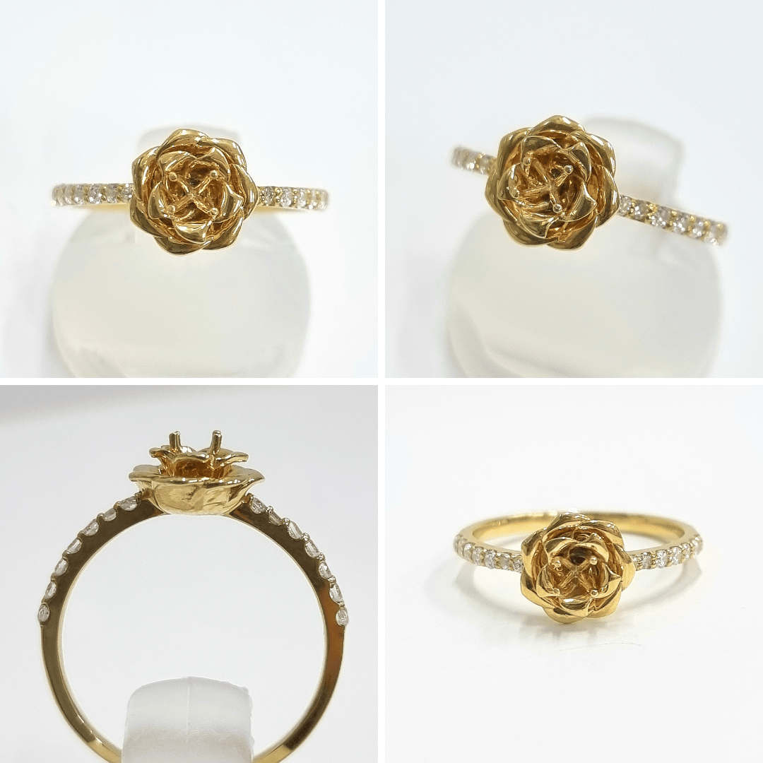 【セミオーダー加工】JV1045加工　薔薇枠