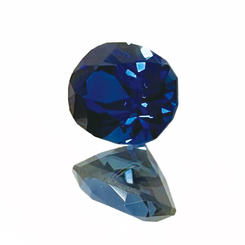10005639：サファイア 4.0×3.3mm 0.26ct　GIA鑑別書付き