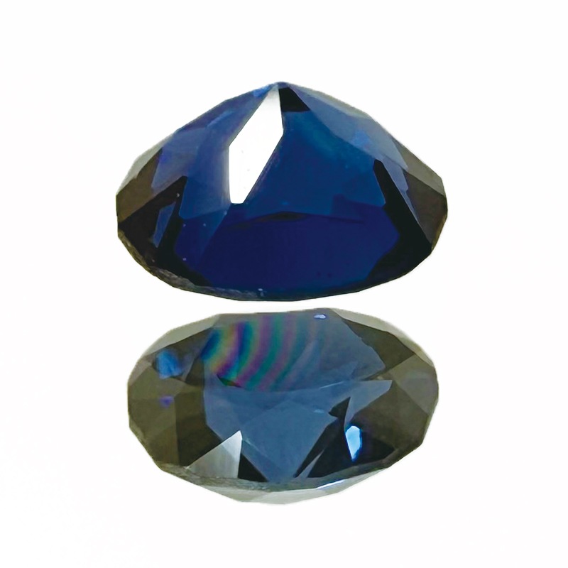10005639：サファイア 4.0×3.3mm 0.26ct　GIA鑑別書付き