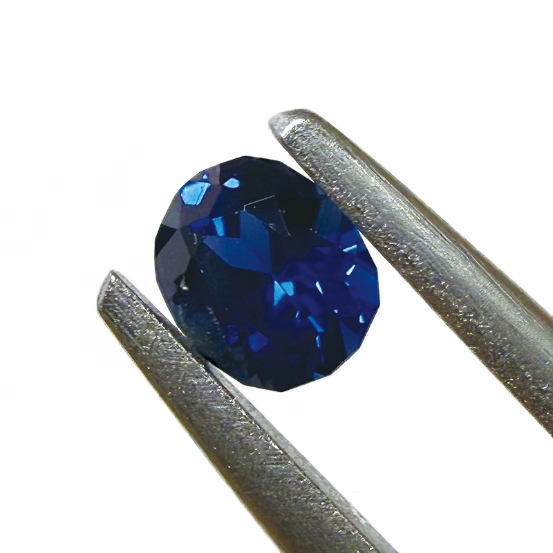 10005639：サファイア 4.0×3.3mm 0.26ct　GIA鑑別書付き