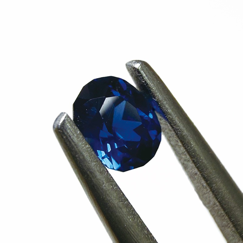 10005639：サファイア 4.0×3.3mm 0.26ct　GIA鑑別書付き