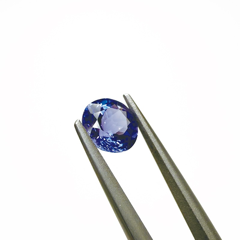 10008436：タンザナイト RD 7.4mm 1.76ct