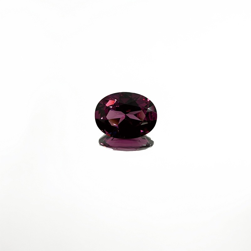 10008886：ロードライトガーネット OV7.9×6.0mm 1.32ct