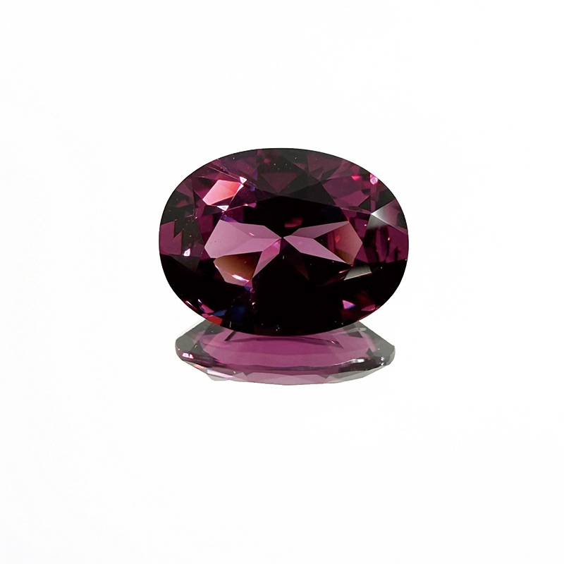 10008886：ロードライトガーネット OV7.9×6.0mm 1.32ct