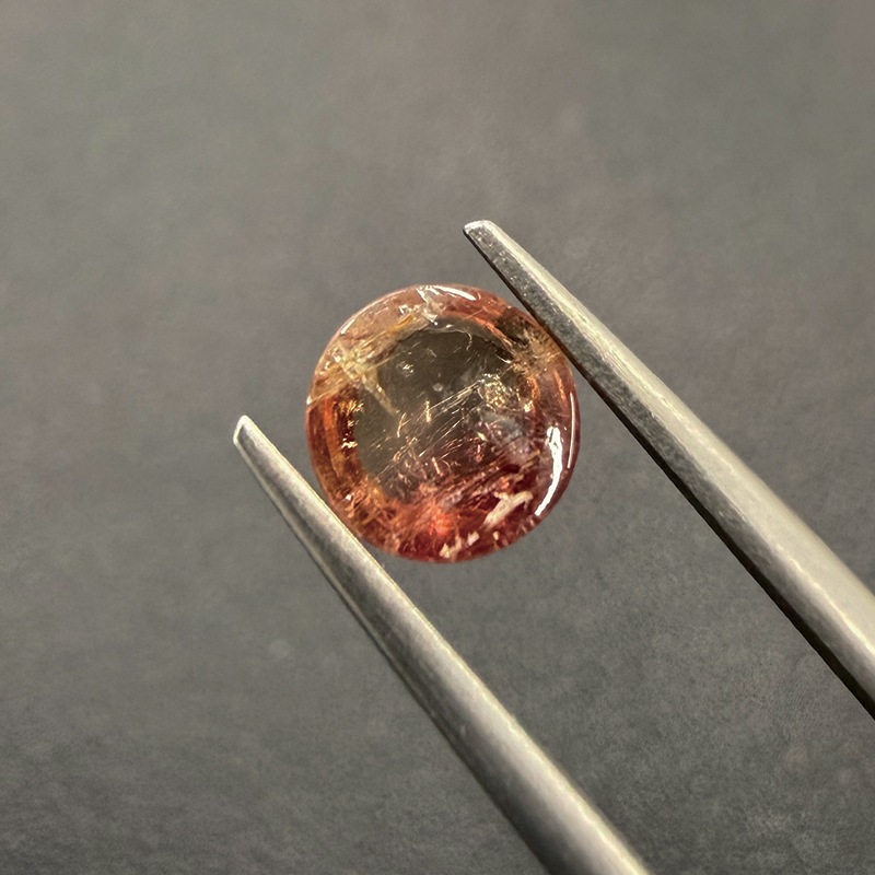 10000938：トルマリン　RDカボション　7.1ｍｍ　1.79ct