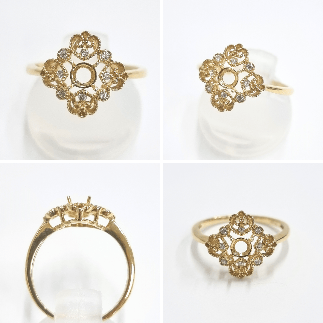 【セミオーダー加工】JV1076加工 お花透かし