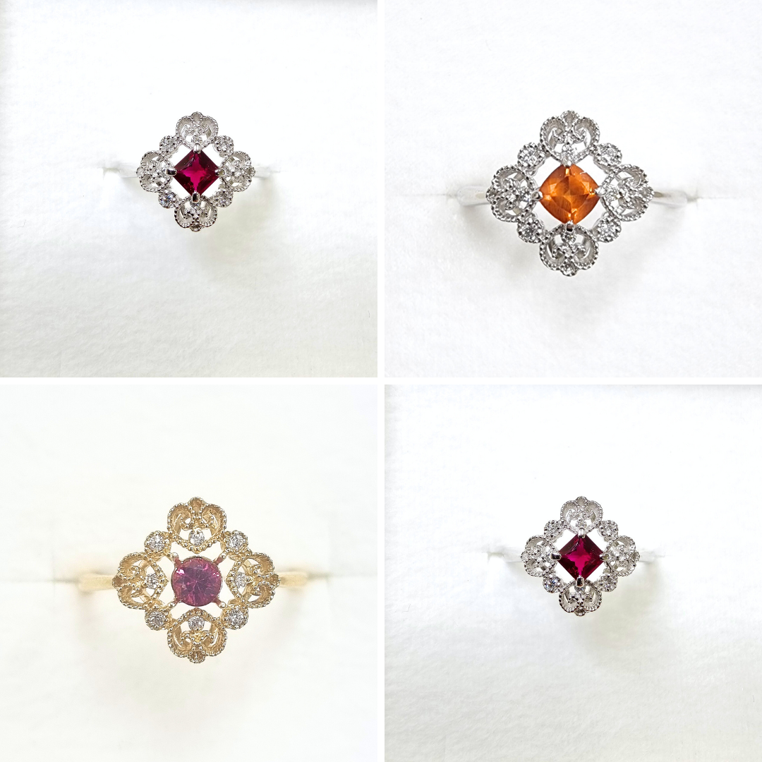 【セミオーダー加工】JV1076加工 お花透かし