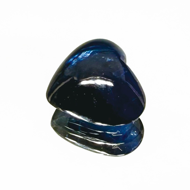 10009773：サファイア HTカボション 8.1×9.8mm 3.39ct