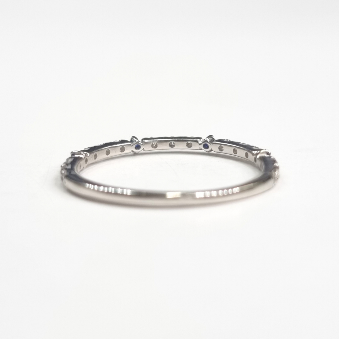 K18YG　サファイア/ダイヤモンド リング