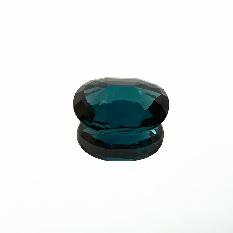 10008680：インディゴライトトルマリン(日独ソ)OV8.05×6.26ｍｍ1.141ct