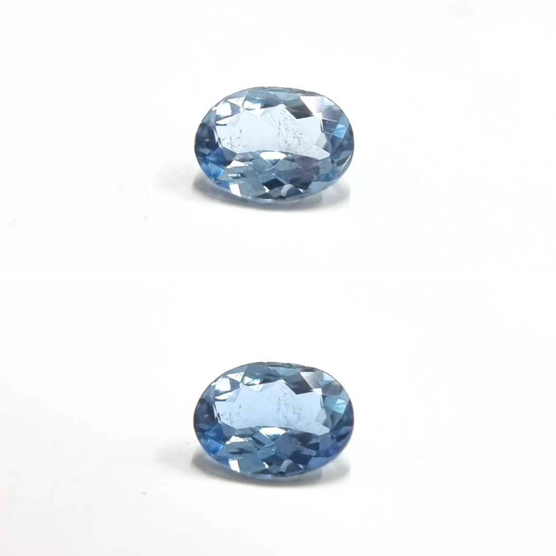 No.10007188：アクアマリン　OV 5.0×3.9ｍｍ 0.26ct