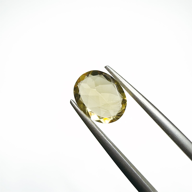 10008896：イエローベリル　OV　10.1×8.1ｍｍ　2.63ct