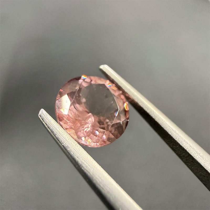 10008872:マラヤガーネット(日独ソーティング付き) RD7.47×7.58mm 2.048ct
