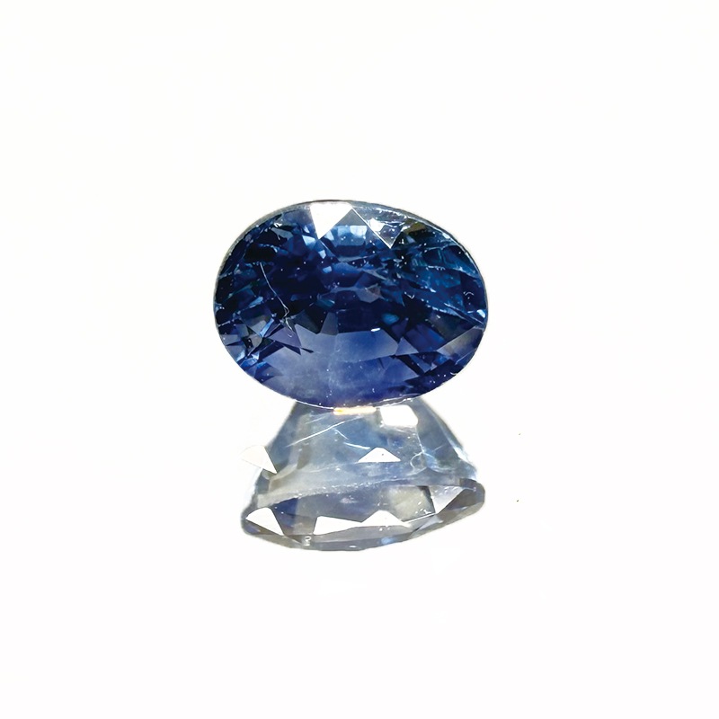 10009803：ブルーサファイアOV4.9×3.8ｍｍ0.57ct