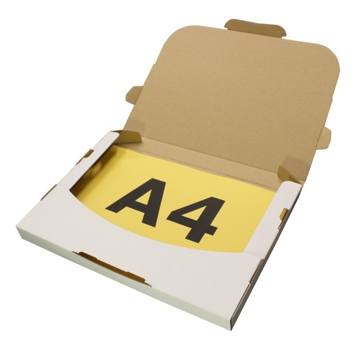 ☆発送用ネコポス最大サイズ 厚さ3㎝ 対応☆ A4 ダンボール 箱 の通販 by ダンボール&ニトリルグローブ屋｜ラクマ 発送用100枚ネコポス最大サイズ 厚さ3㎝ A4 ダンボール 箱