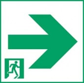 通路誘導灯用適合表示板 FK20017 パナソニック 右 B級・BH形(20A形)/B級・BL形(20B形) 片面用 新品|Panasonic|メーカー別