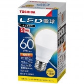 LED電球 LDA7L-G-K/60W-2 東芝ライテック E26口金 広配光タイプ 電球色 一般電球60W形相当 (LDA7LGK60W2 LDA8L-G-K/60Wの後継機種 新品|東芝|メーカー