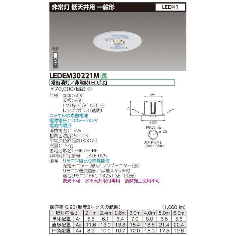 LED LEDEM30221M ǥ饤ƥå 