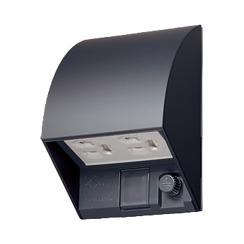 スマート接地防水ダブルコンセント WK4602BK パナソニック