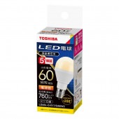 (10個セット)LED電球 東芝ライテック E17口金 電球色 ミニクリプトン形 広配光タイプ 小形電球60W形相当 LDA6L-G-E17/S/60W2 (LDA6LGE17S60W2) 新品|東芝