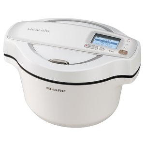 ヘルシオ ホットクック 1.6L KN-HW16F-W SHARP 電気無水鍋 無線LAN 音声発話搭載 ホワイト系 (KNHW16FW)