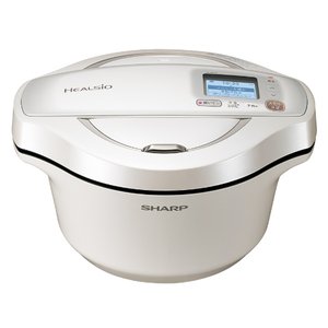 ヘルシオ ホットクック 2.4L KN-HW24F-W SHARP 電気無水鍋 無線LAN 音声発話搭載 ホワイト系 (KNHW24FW)