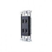 (手配品) 埋込ダブルコンセント(金属枠付) WTL1502B パナソニック|Panasonic|メーカー別