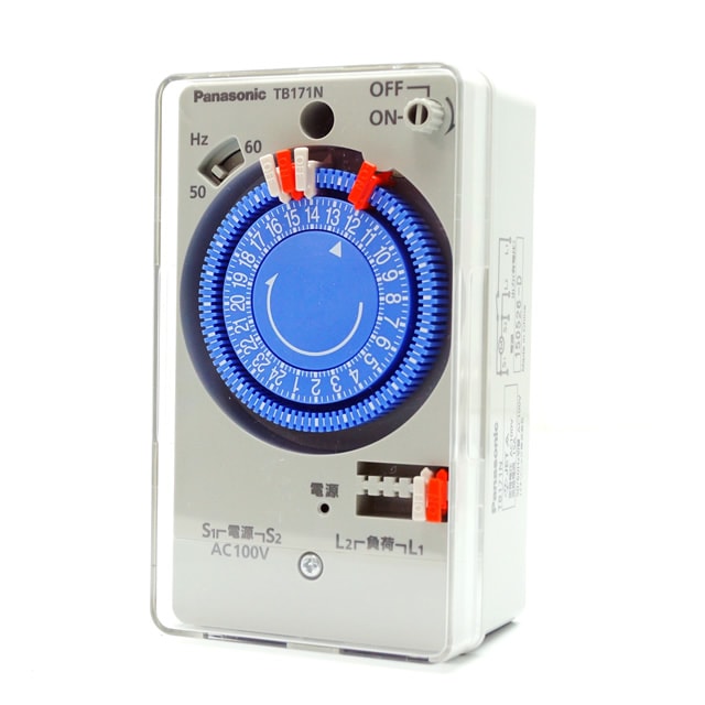 (手配品) タイムSW同一回路24時間式 100V TB171N パナソニック