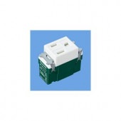 (手配品) 埋込扉付接地コン(送り端子付)(W) WN11511SW パナソニック|Panasonic|メーカー別