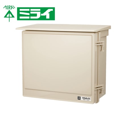 ウオルボックス (プラスチック製防雨ボックス) 屋根付・ヨコ型 WB-15AJ 未来工業 (WB15AJ)