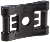 (手配品) (10個セット) パワーバンド用留め具スペーサー 樹脂製 (カラー：黒) MPBSP-10 未来工業|未来工業|メーカー別