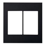 (手配品) アドバンスシリーズセレクトスイッチプレート(2連用)(マットブラック) WTA8102B パナソニック