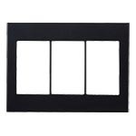 (手配品) アドバンスシリーズセレクトスイッチプレート(3連用)(マットブラック) WTA8103B パナソニック