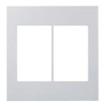 (手配品) アドバンスシリーズ セレクトスイッチプレート(2連用)(シルバー) WTA8102CS パナソニック