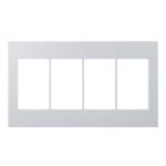 (手配品) アドバンスシリーズ セレクトスイッチプレート(4連用)(シルバー) WTA8104CS パナソニック